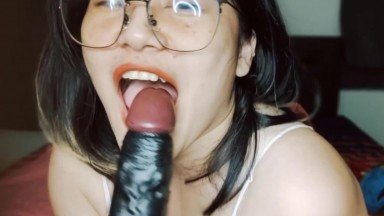 Asian bushy cum dumpster gets horny and wet when see BBC